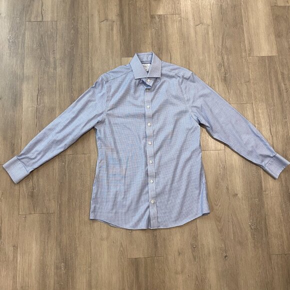 Charles Tyrwhitt Non-Iron Prince of Wales Check Shirt (15.5/33 inches) - Picture 3 of 8